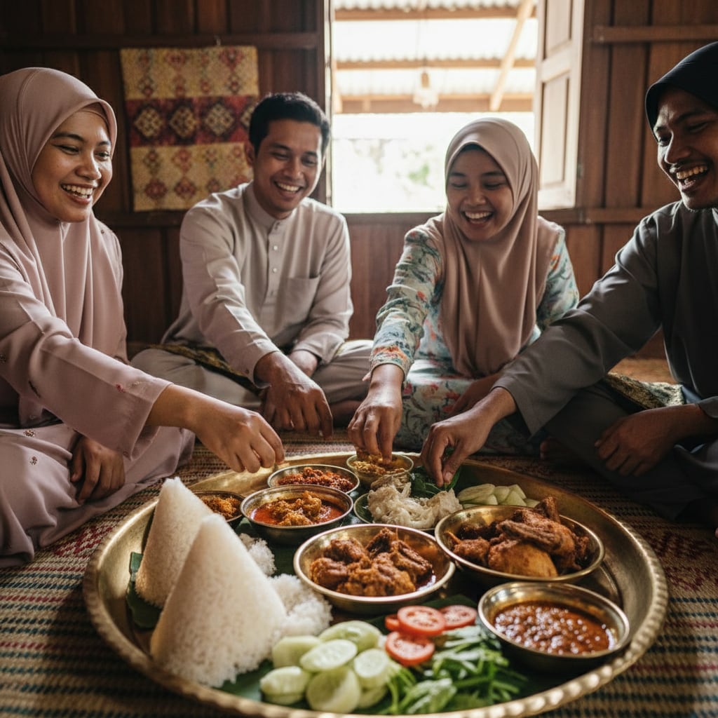 Gambar utama citer: Timbang Kati Kelantan: Tradisi Makan Berdulang Erat Silaturahim