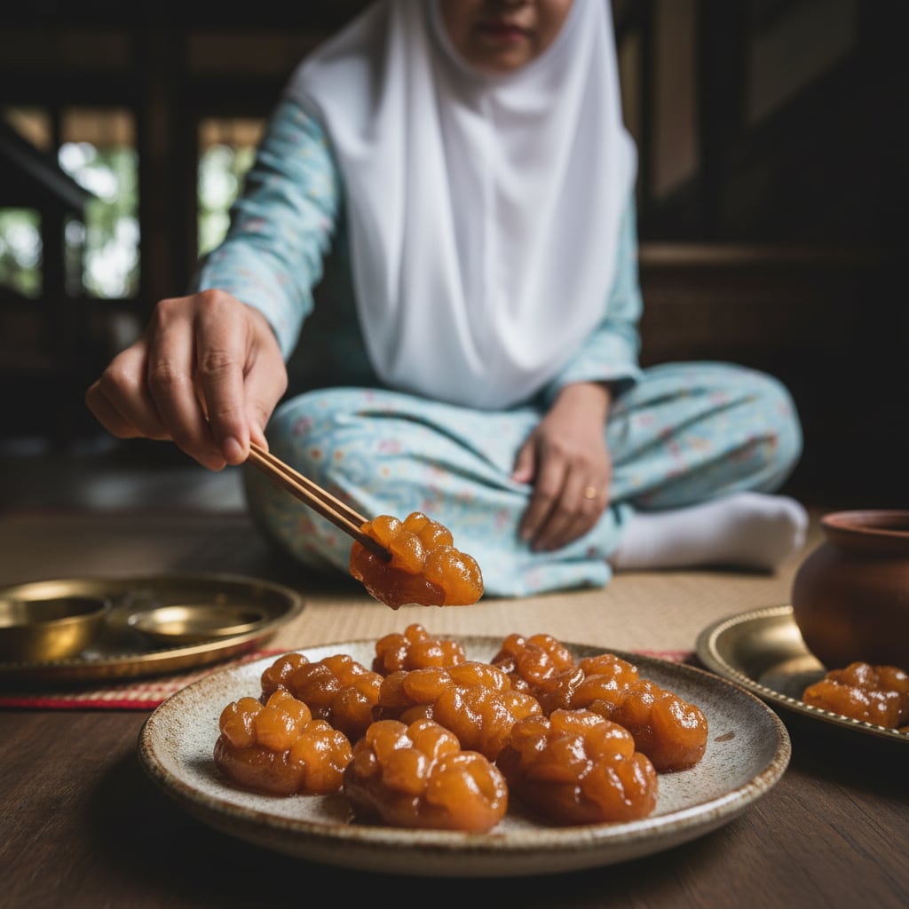 Gambar utama citer: Tahi Itik: Kuih Warisan Istana Kelantan Manisan Diraja