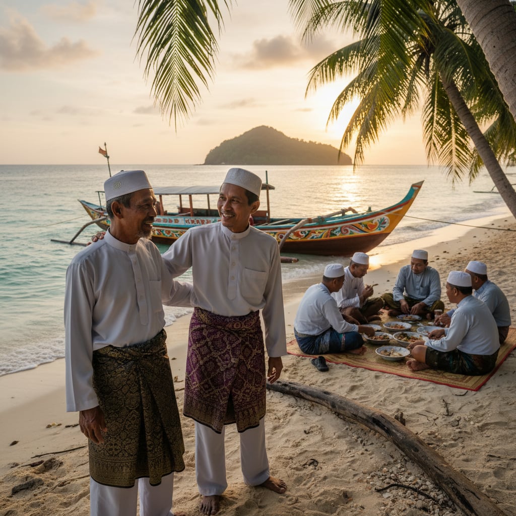 Gambar utama citer: Rehlah ke Pulau Sri Tanjung: Jemaah Masjid Al-Muqarrabi Banir Belikong Erat Ukhuwah