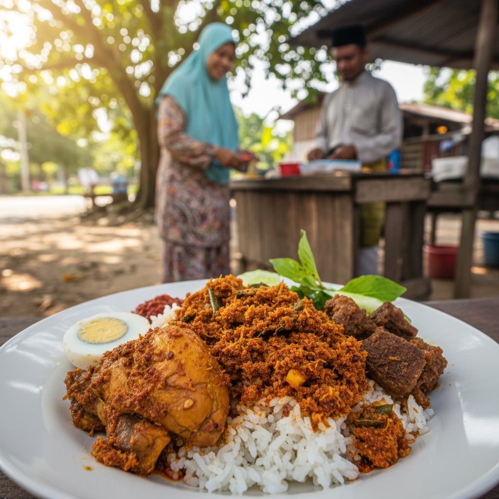 Gambar utama citer: Nasi Berlauk: Bukan Biasa-Biasa, Lauk Rempah Khas Kelate!
