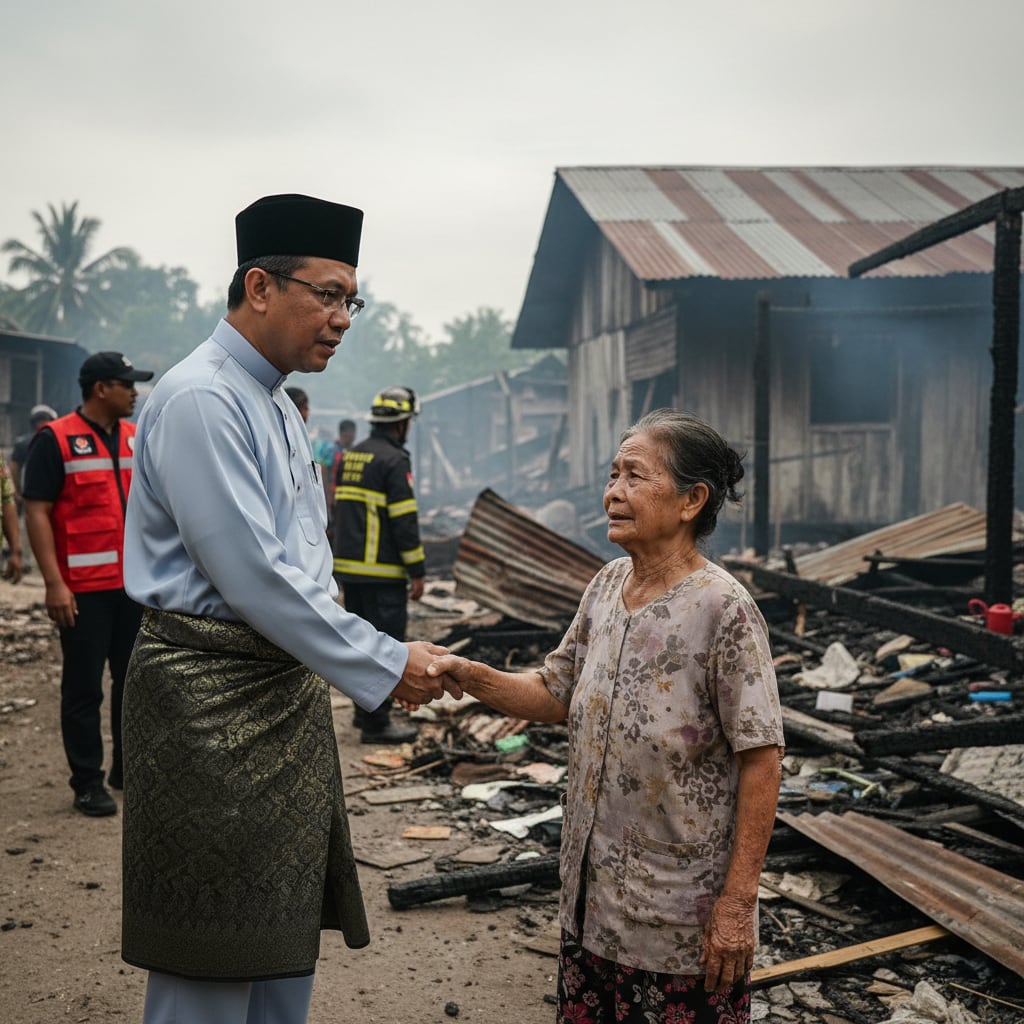 Gambar utama citer: MB Kelantan Jamin Bantu Mangsa Kebakaran Kampung Cina, Kota Bharu