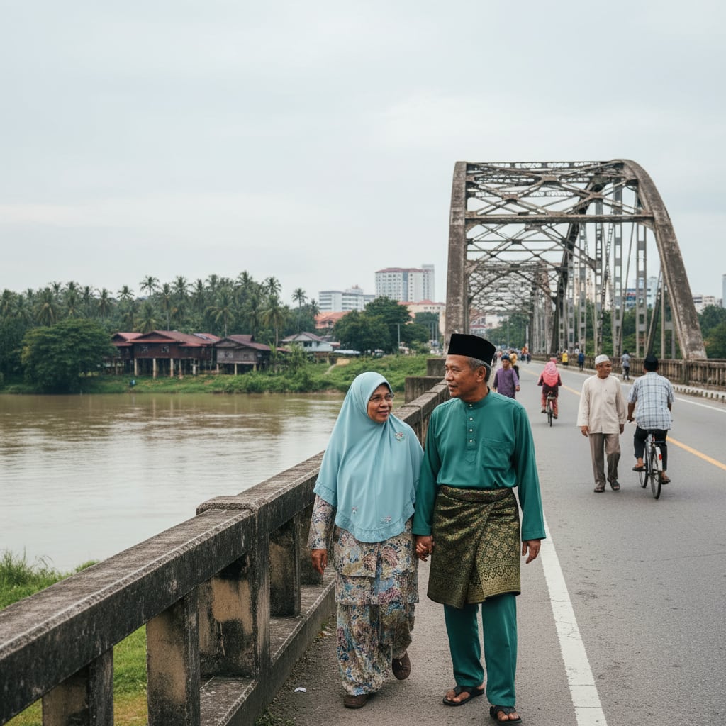 Gambar utama citer: Jambatan Sultan Yahya Petra: Nadi Kota Bharu Sejak 1965