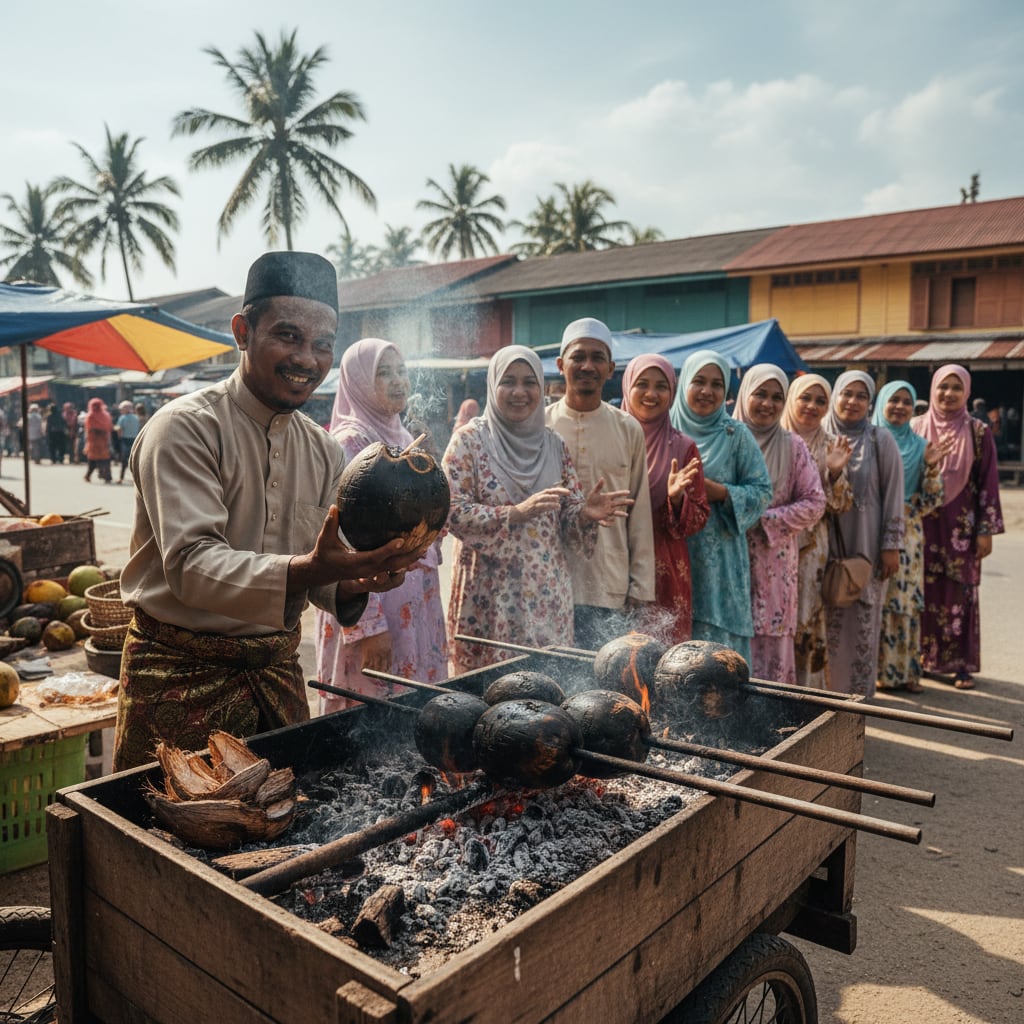Gambar utama citer: Air Kelapa Bakar: Rahsia Sejuk Perut Orang Kelate